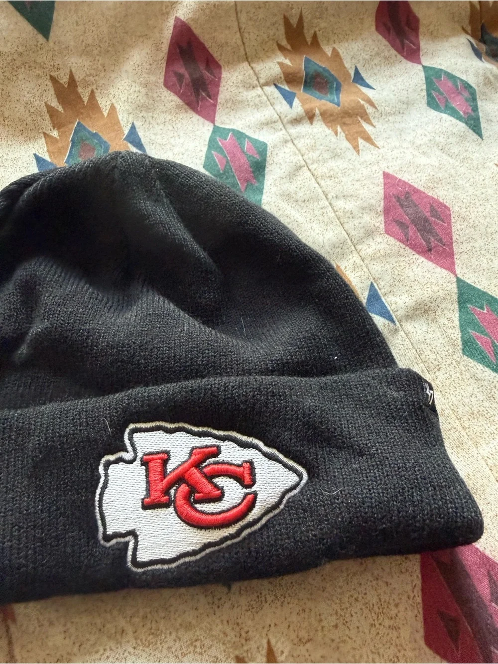 Kansas City Chiefs NFL Black Beanie Hat